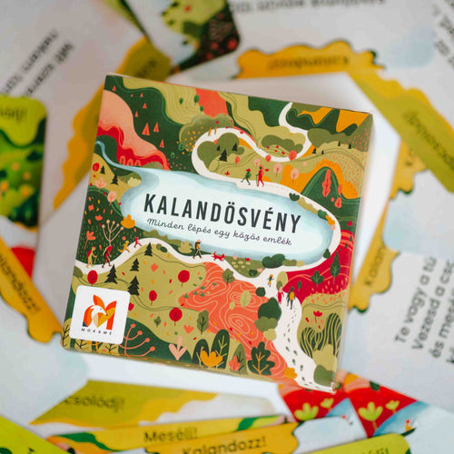 Kalandösvény családi túrakártya – játékos kirándulás gyerekekkel